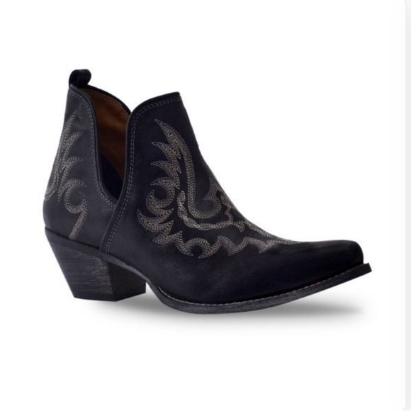 Myra Lasso Laced Western Booties - Picture 2 of 5